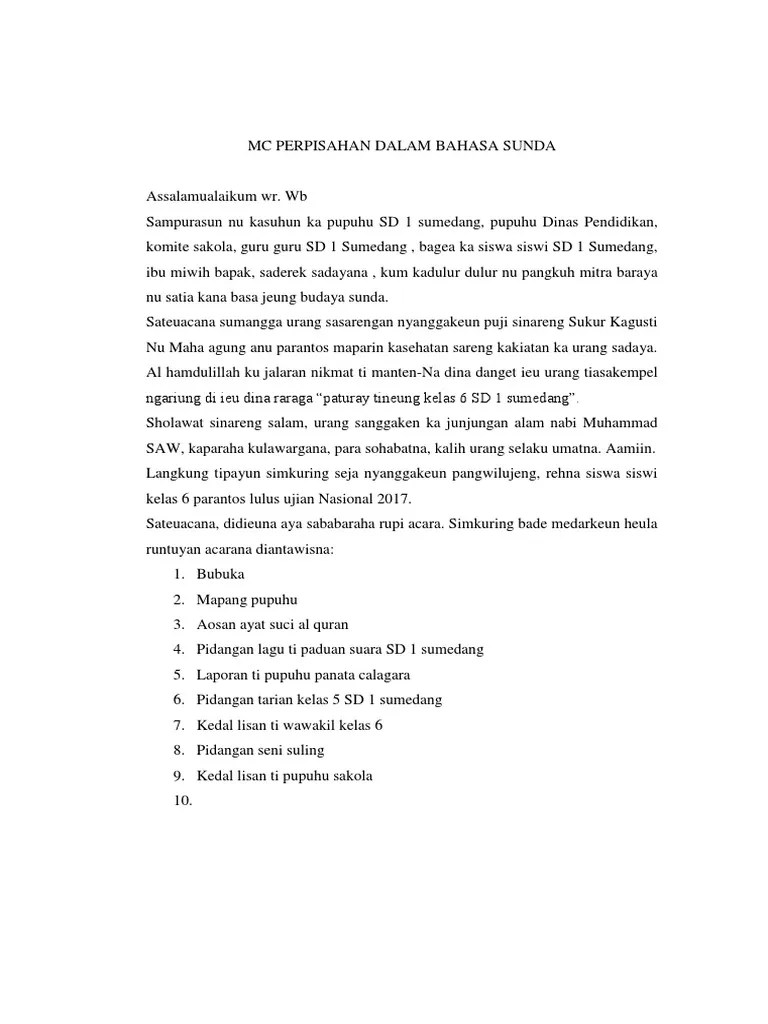 Teks Pembawa Acara Rapat Rt Bahasa Jawa - Delinewstv