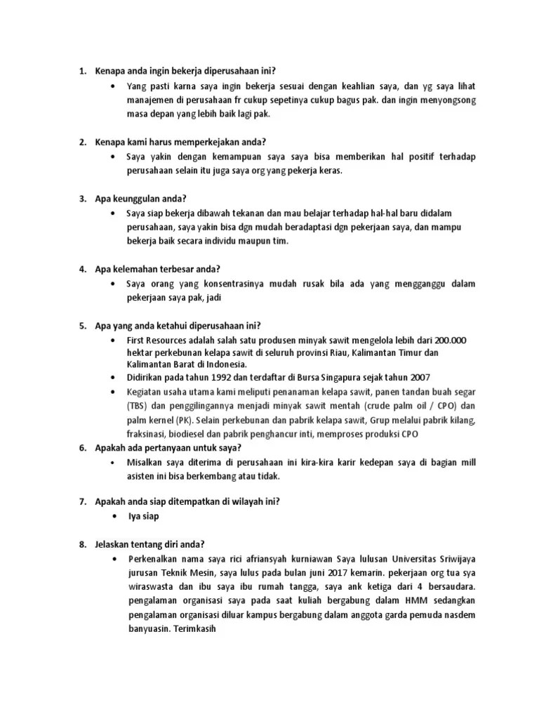 Mengapa Anda Ingin Bergabung Dengan Perusahaan Kami - Seputar Usaha