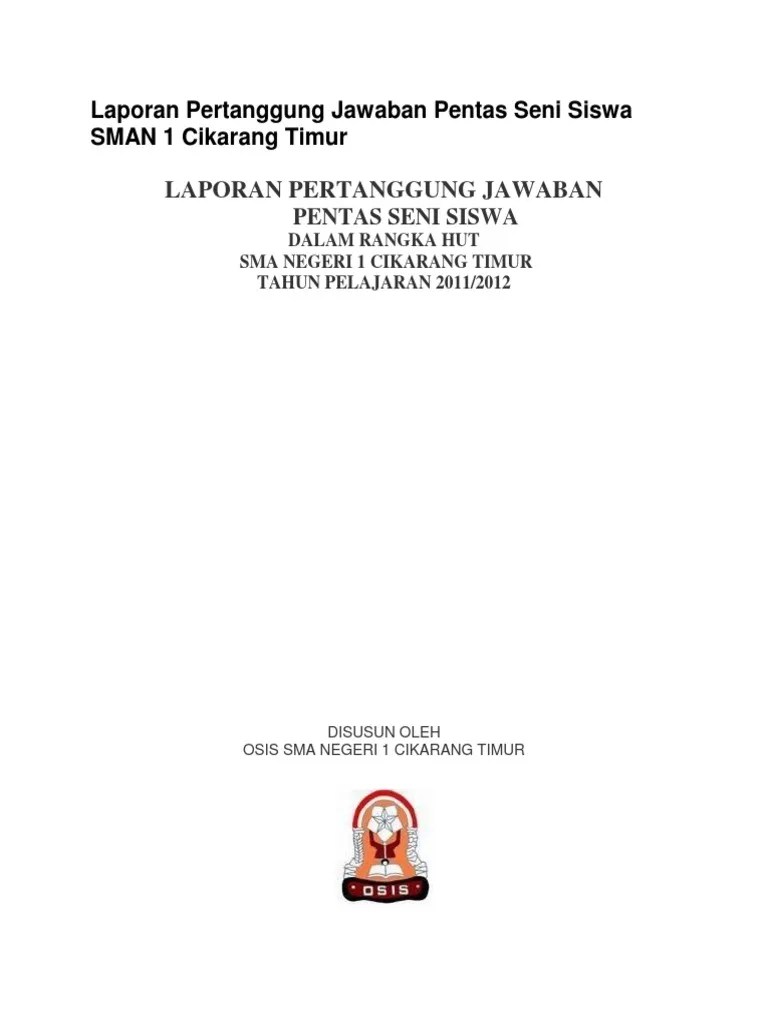 Laporan Kegiatan Pentas Seni Dalam Rangka Ulang Tahun Sekolah - Tentang  Tahun