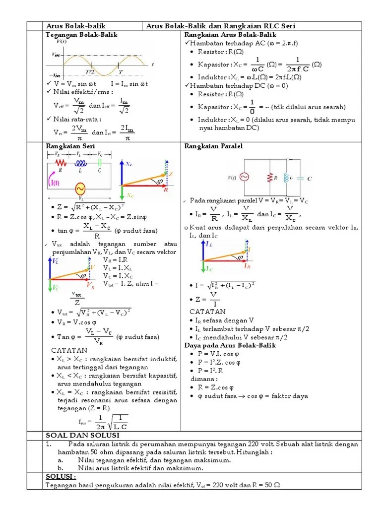 Arus Bolak Balik | PDF