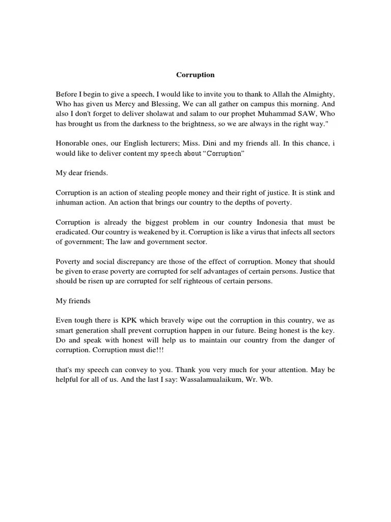 15 Contoh Pembukaan Pidato Bahasa Inggris Dan Artinya · Kumpulan Contoh  Terbaru