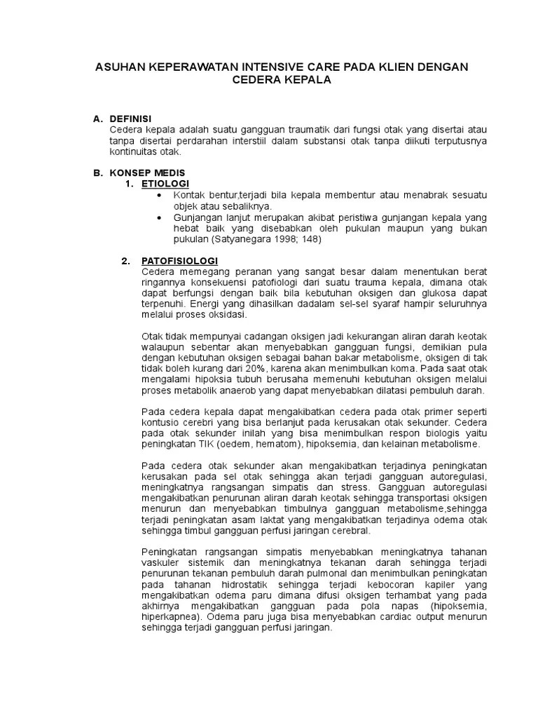 ICU Cedera Kepala - Edit