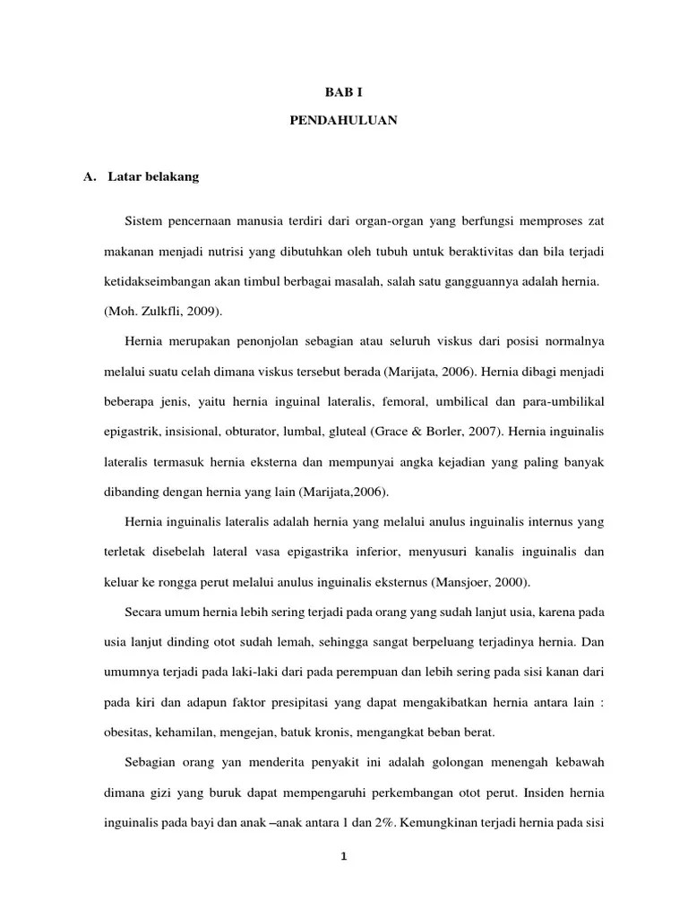Makalah KMB Susi (Post Hernia) | PDF