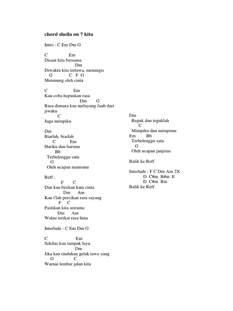 Chord Sheila On 7 | PDF