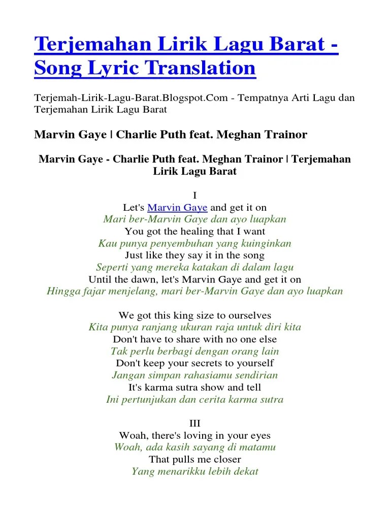 Terjemahan Lirik Lagu Bara1 | PDF