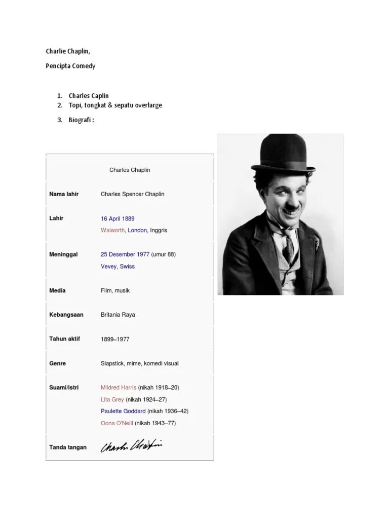 Charlie Chaplin | PDF
