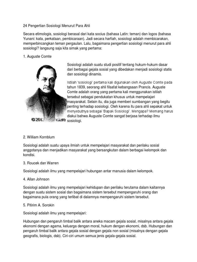 Pengertian Sosiologi Ekonomi Menurut Para Ahli – Dengan