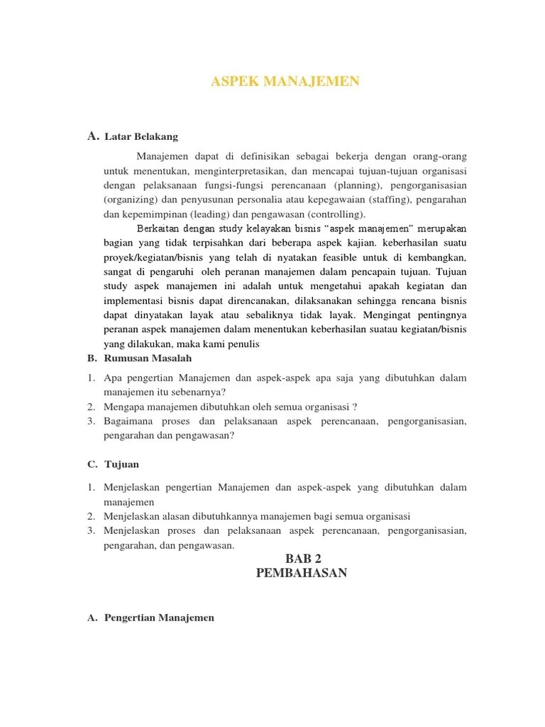 Manajemen | PDF