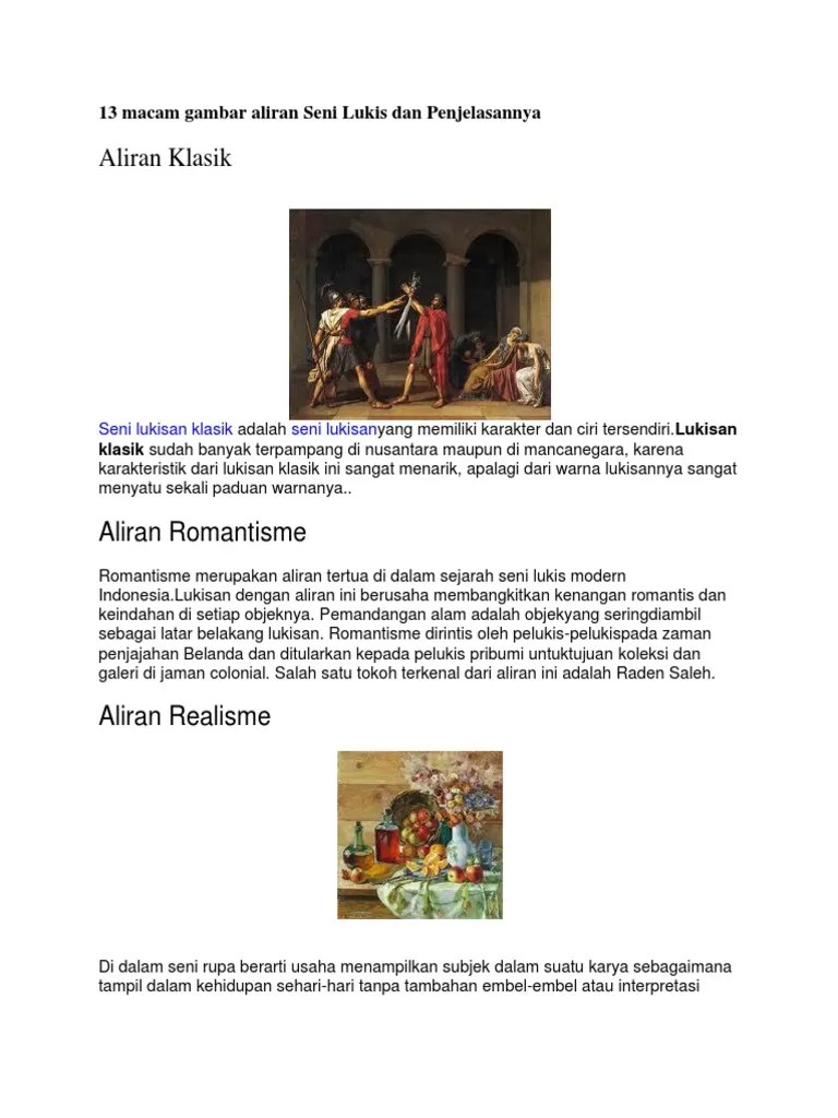 Lukisan Beserta Penjelasannya – Kami