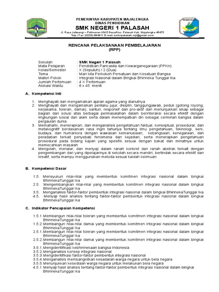 Bab 5 Integrasi Nasional Dalam Bingkai Bhinneka Tunggal Ika | PDF