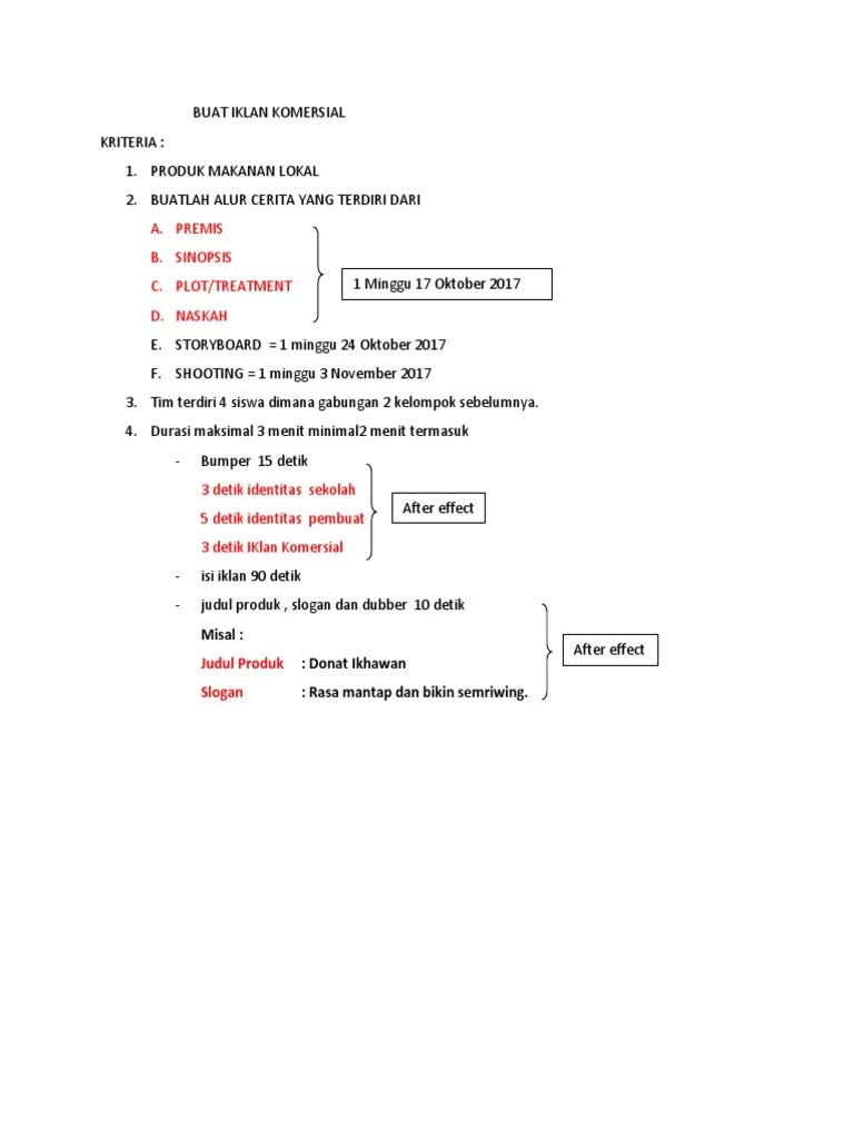 Buat Iklan Komersial | PDF