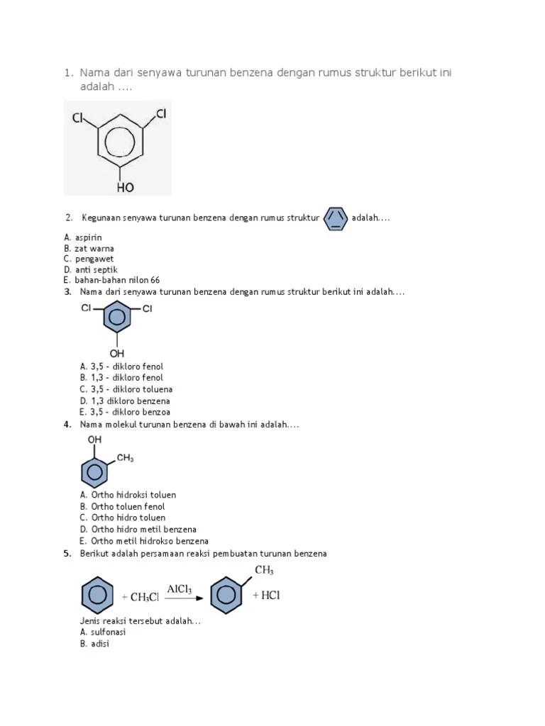 Tata Nama Senyawa Benzena New | PDF