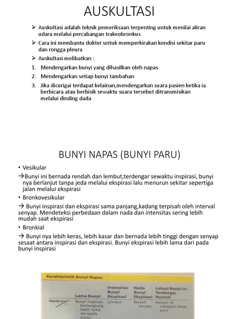 Auskultasi | PDF