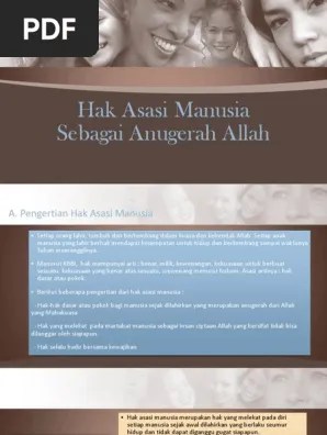 HAM Sebagai Anugerah Allah | PDF