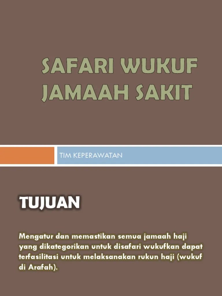 Proses Safari Wukuf | PDF