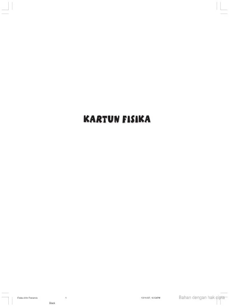 Kartun Fisika | PDF