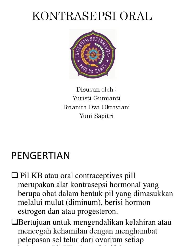 Kontrasepsi Oral