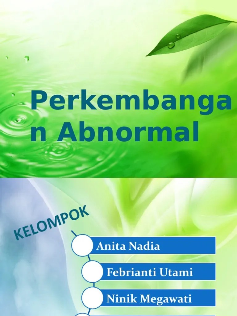 Perkembangan Abnormal | PDF