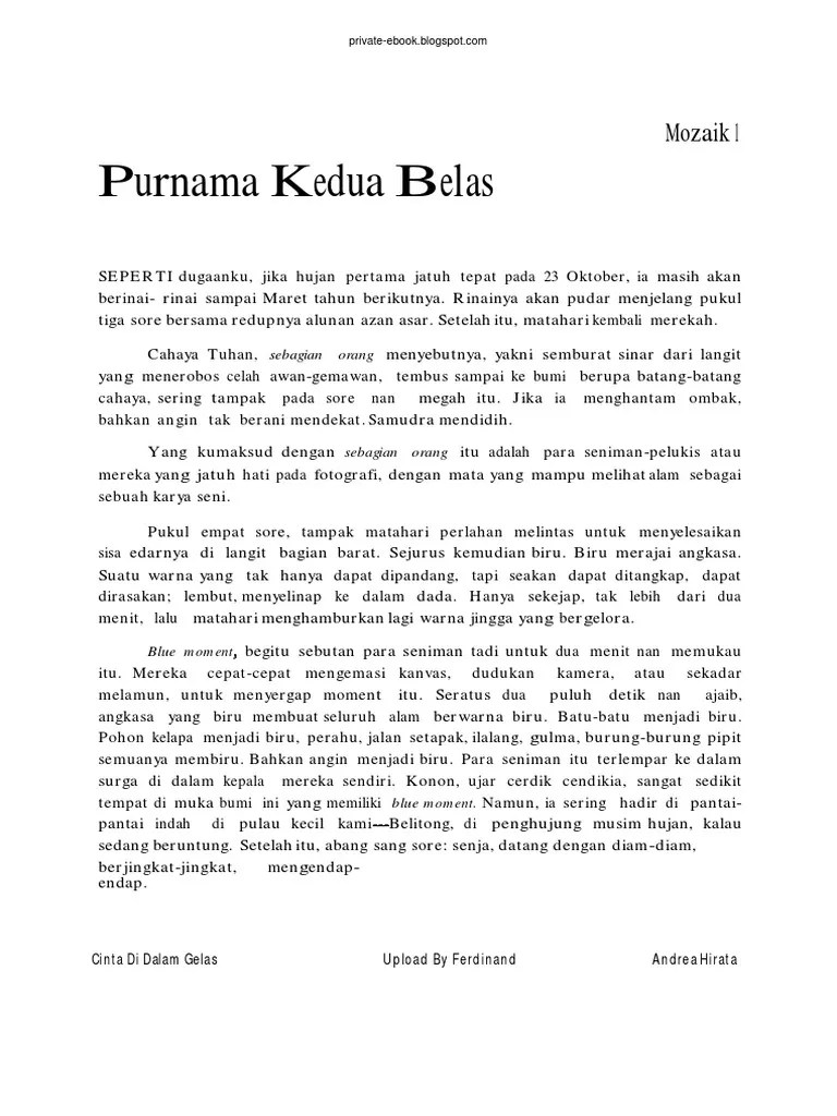 Cinta Dalam Gelas | PDF