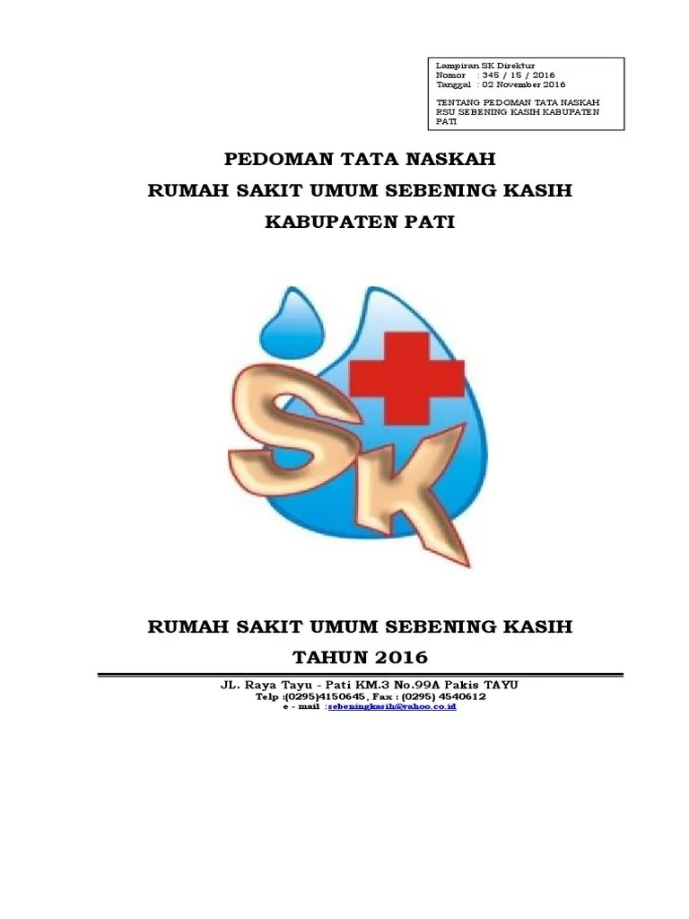 Pedoman Tata Naskah Cover | PDF