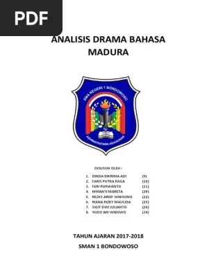 Analisis Drama Bahasa Madura Reta | PDF
