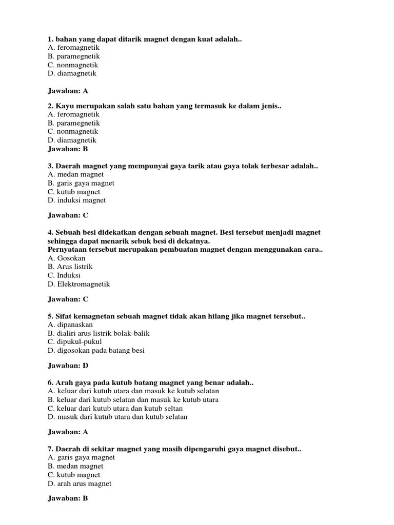 Daerah Sekitar Magnet Yang Masih Dipengaruhi Oleh Gaya Magnet Disebut -  Sebutkan Mendetail