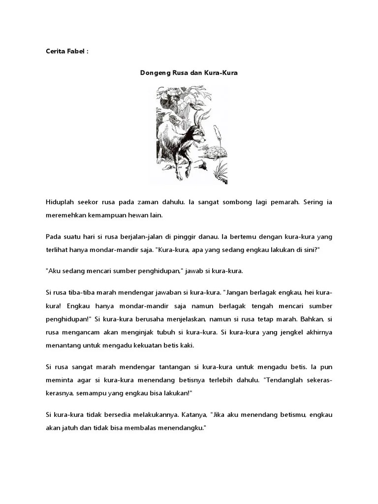 Fabel Bahasa Sunda Si Kancil – Dengan