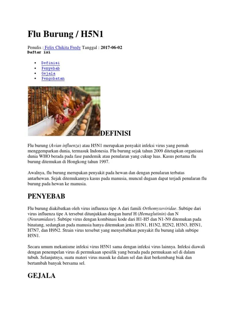 Flu Burung | PDF