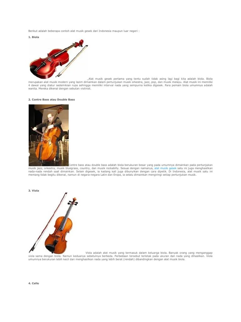 Alat Musik Gosok | PDF