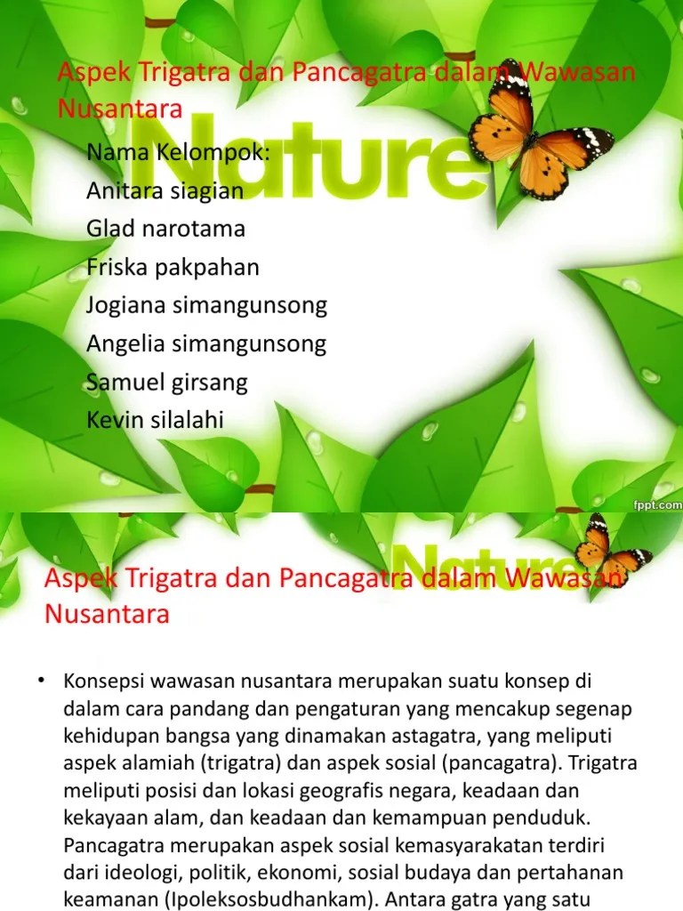 Aspek Pancagatra Dalam Wawasan Nusantara – Belajar