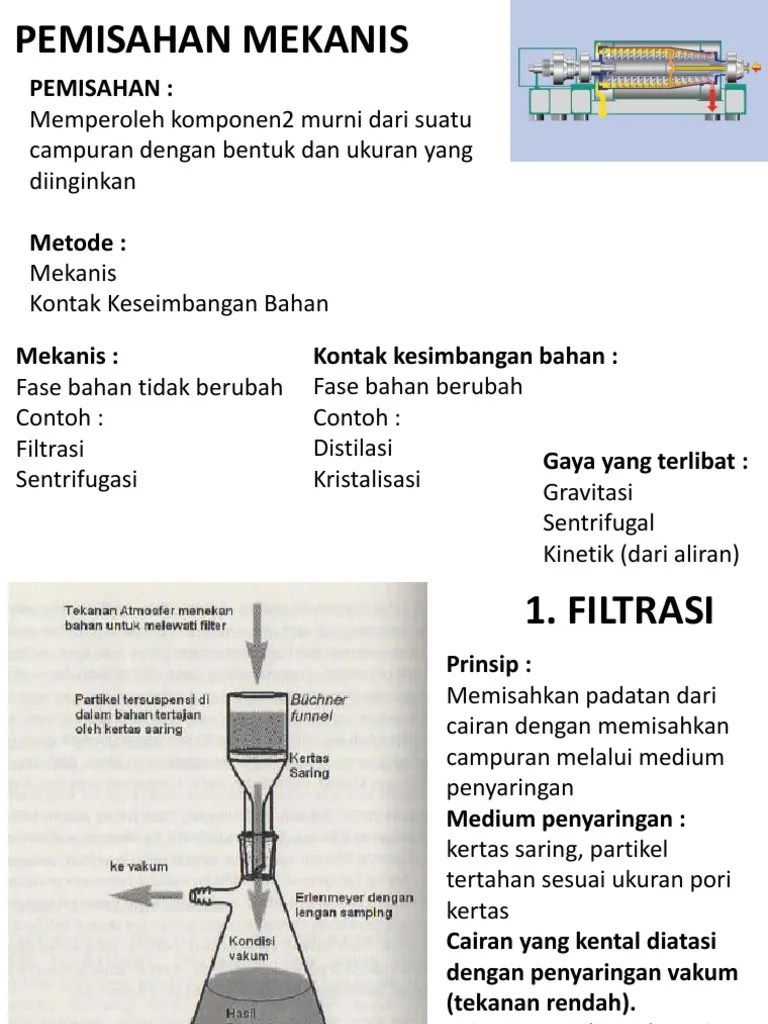 Pemisahan Mekanik TPP 2 2018 | PDF
