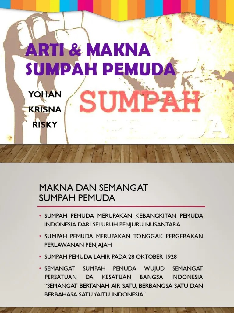 Makna Sumpah Pemuda | PDF