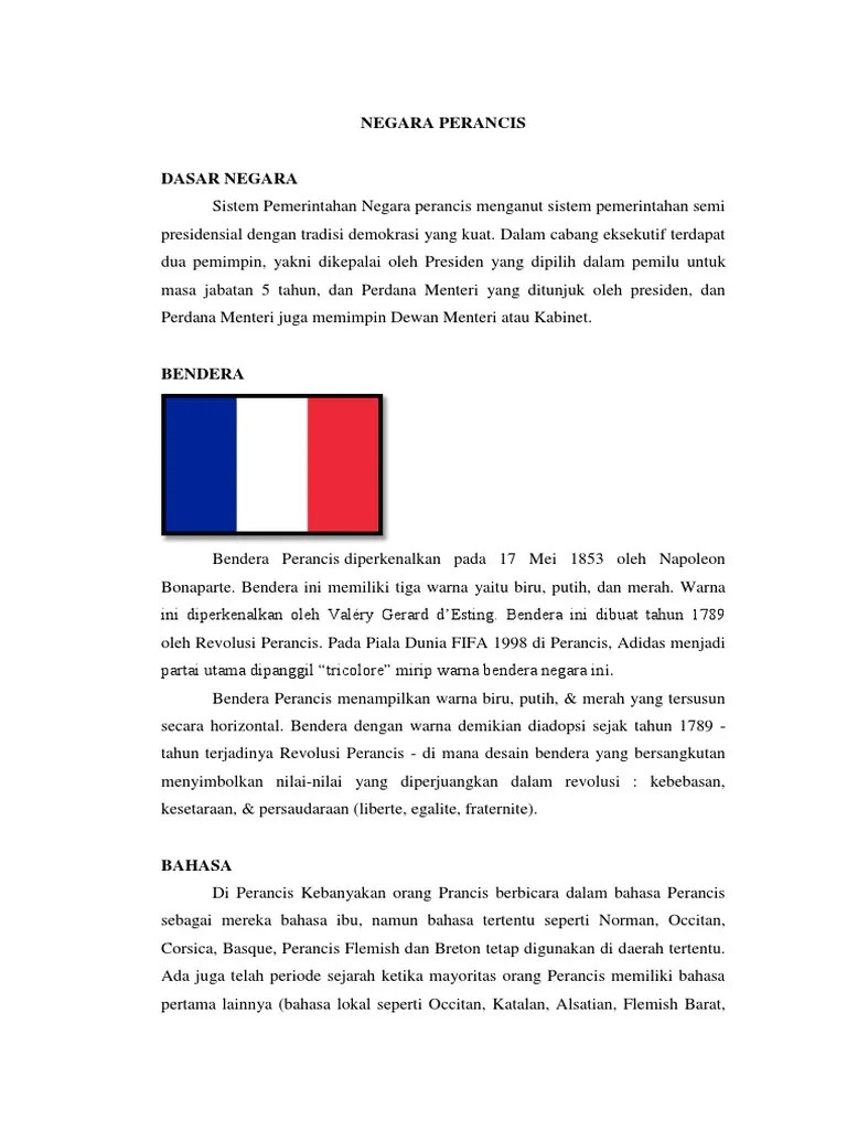 Dasar Negara Perancis | PDF