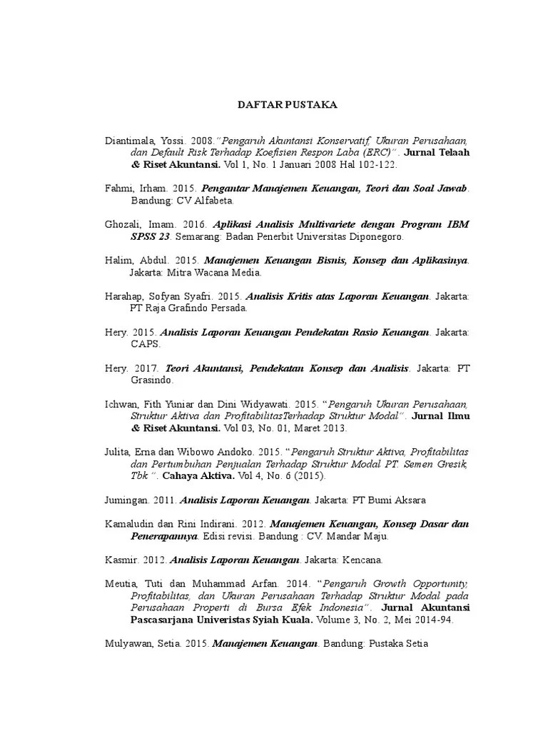 Daftar Pustaka-1 | PDF