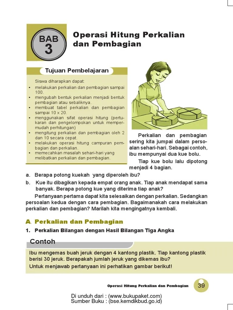 Bab 3 Operasi Hitung Perkalian Dan Pembagian | PDF