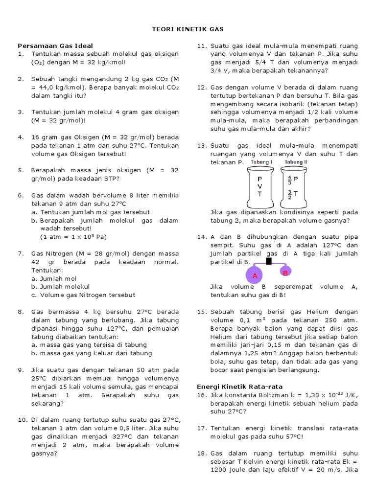 Teori Kinetik Gas | PDF
