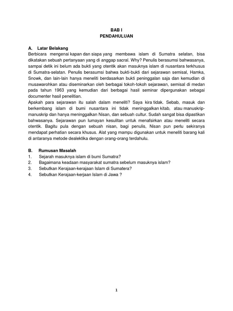 Kerajaan Islam Di Sumatera Dan Jawa | PDF