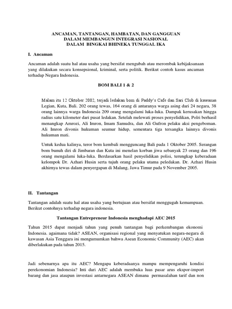 Bagaimana Cara Mengatasi Athg Untuk Membangun Integrasi Nasional