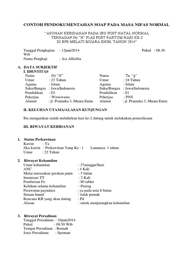 Contoh Soal Uas Dokumentasi Kebidanan Beserta Jawaban