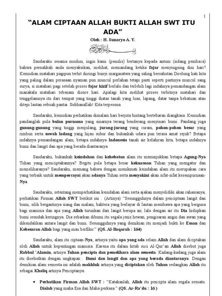 Gambar Pemandangan Alam Ciptaan Allah