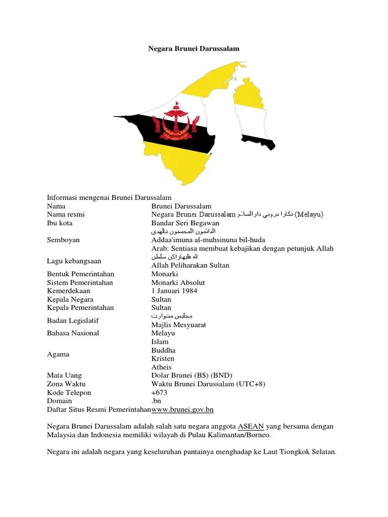 Bentuk Pemerintahan Malaysia Dan Brunei Darussalam