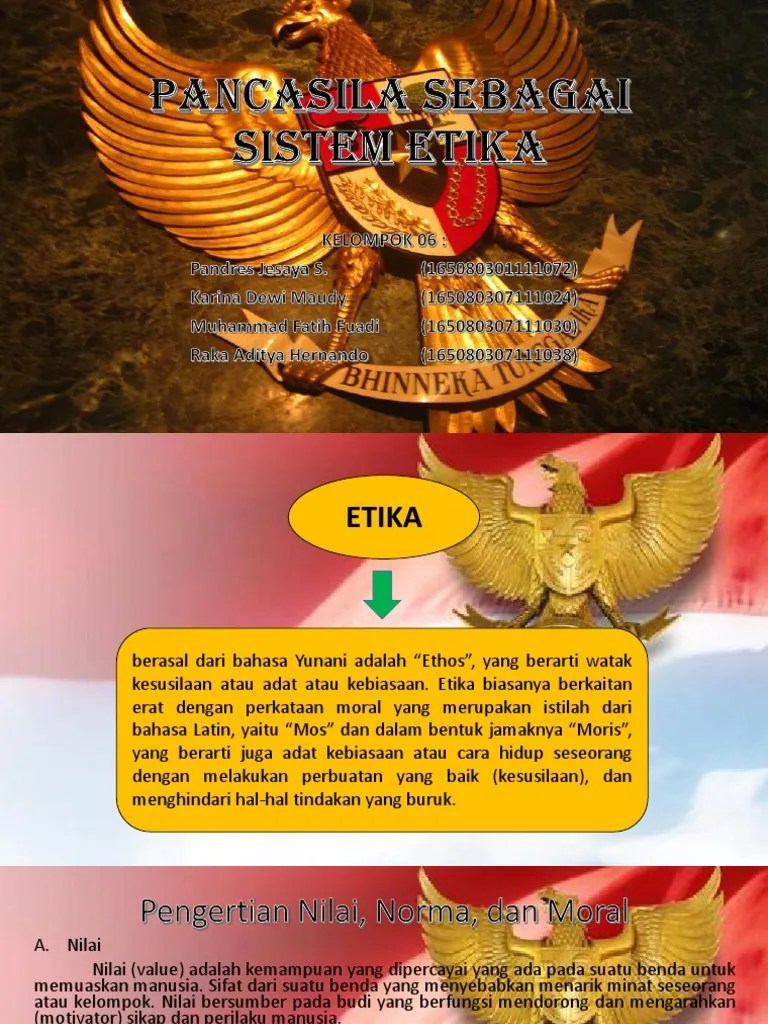 Pancasila Sebagai Sistem Etika | PDF