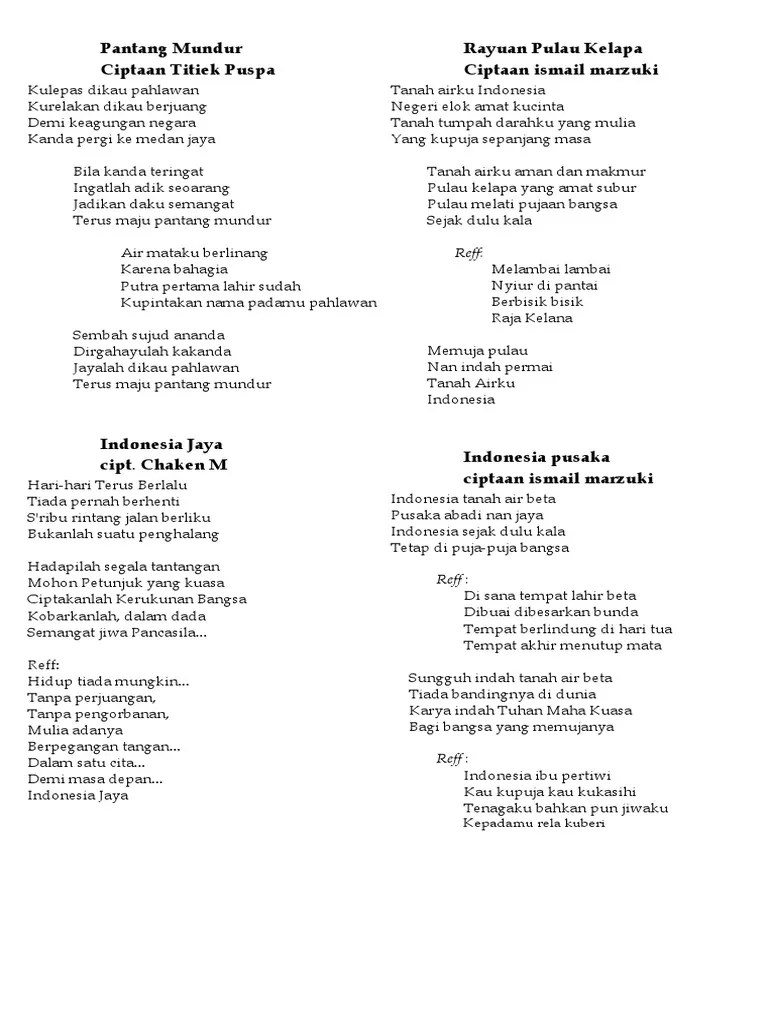 Indonesia Jaya Chord C