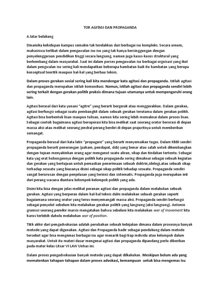 Term of Reference LITSAR VI | PDF