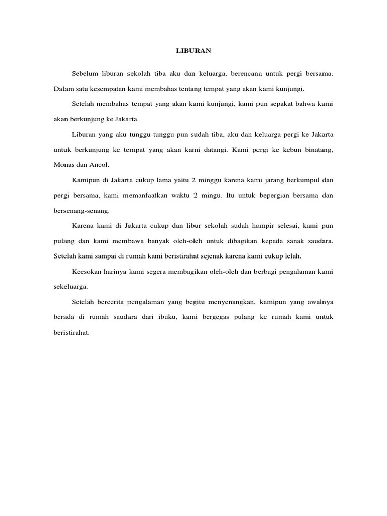 Cerita Pengalaman Pribadi Bahasa Sunda Singkat - Perangkat Sekolah