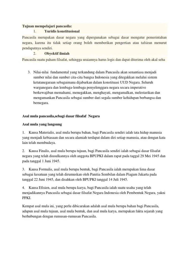 Jawaban PANCASILA | PDF