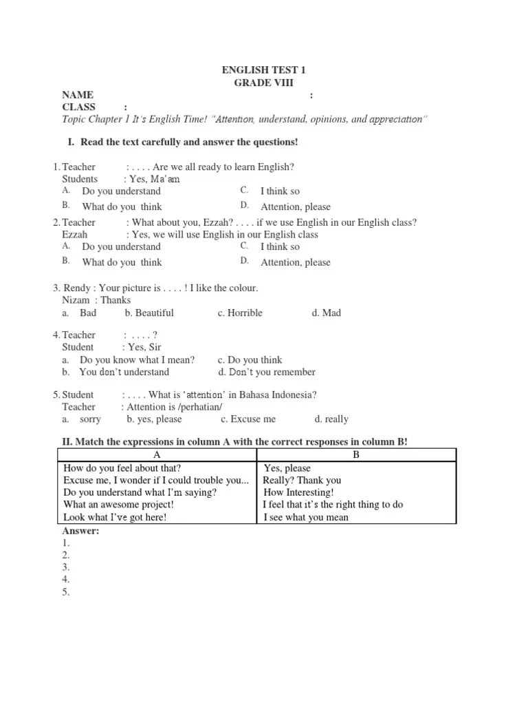 What Do You Mean Bahasa Indonesianya Apa