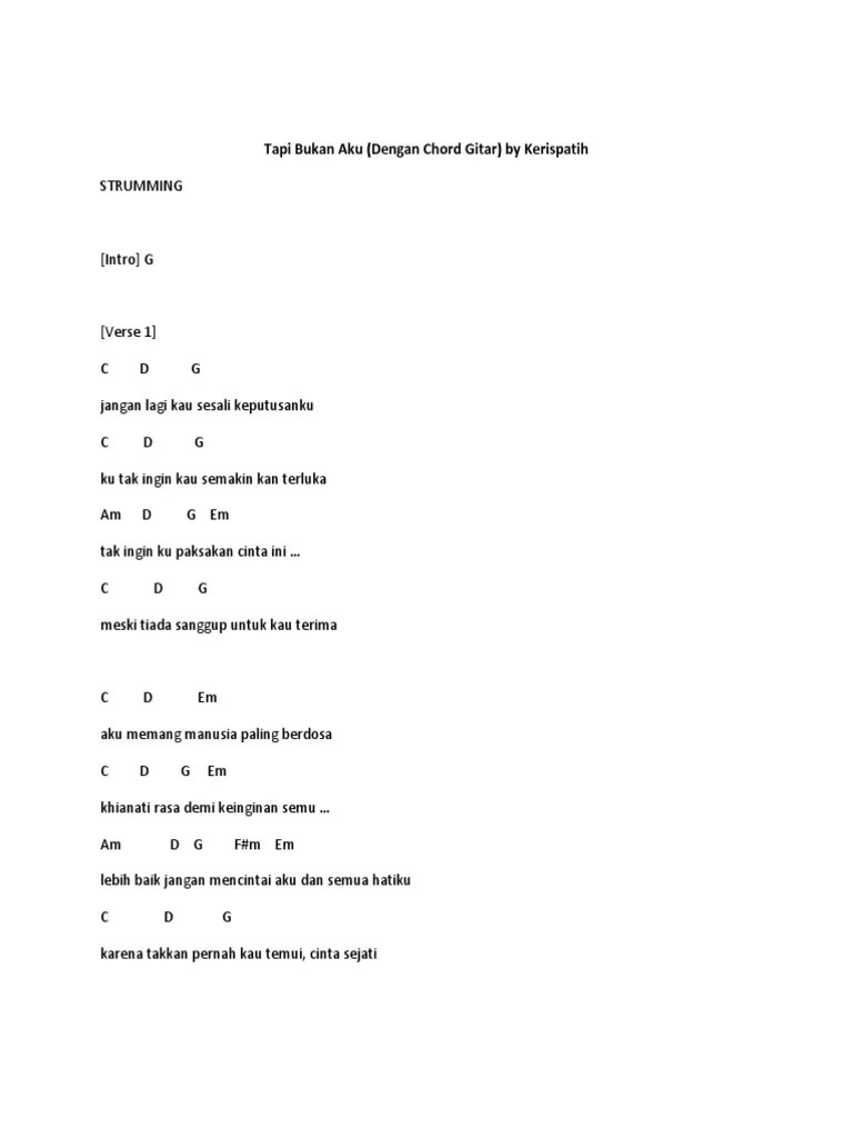 Lagu Keris Patih Tapi Bukan Aku