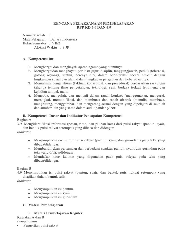 Armin Kumkelo RPP Silabus SMTR 2 | PDF