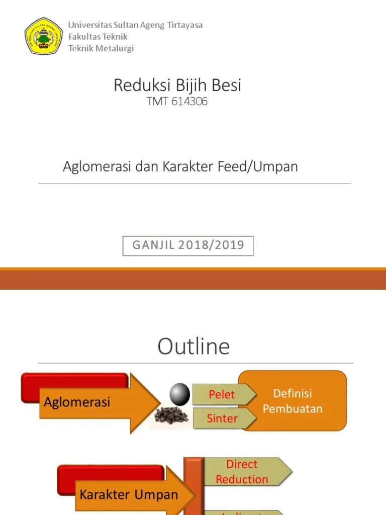 Aglomerasi Bijih Besi | PDF | Blast Furnace | Coke (Fuel)